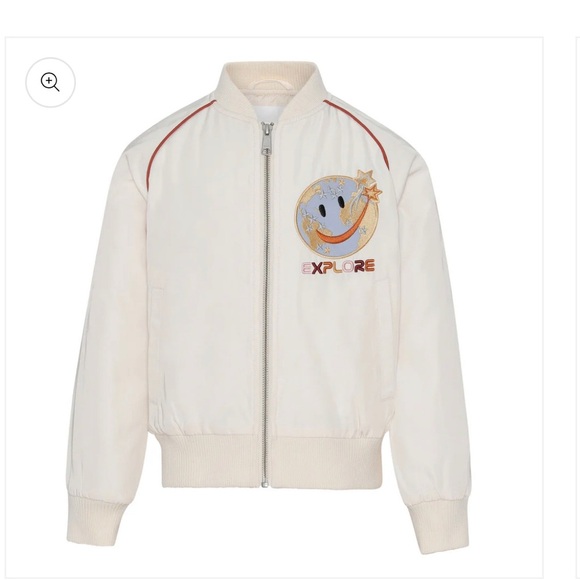 Molo Cream Kids Jacket with Red Accents Euro 140